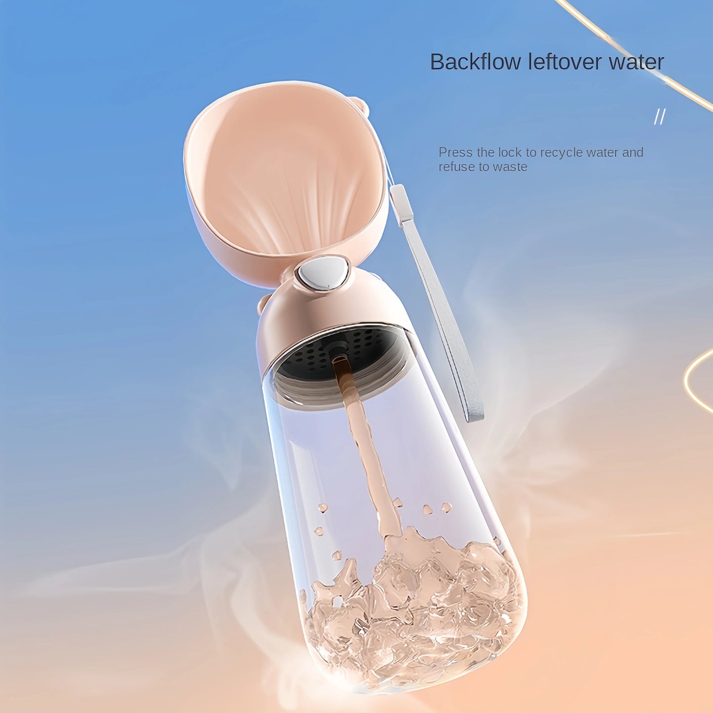 Space-Saving Pet Feeder & Water Cup – Ideal for Adventures!