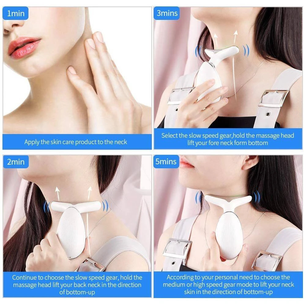 Instant Youth Boost: 3-in-1 Microcurrent Facial & Anti-Aging Massager