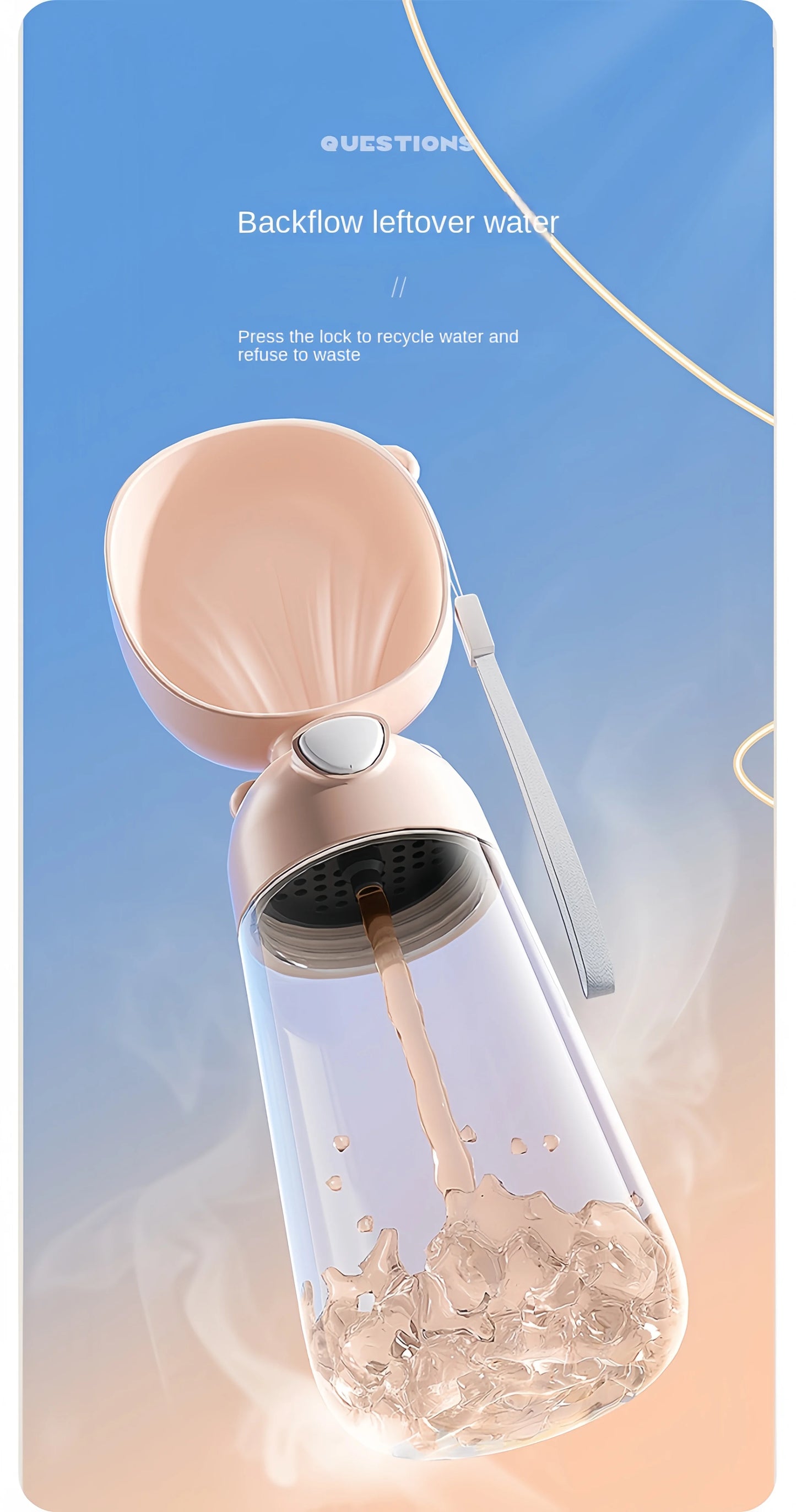 Space-Saving Pet Feeder & Water Cup – Ideal for Adventures!