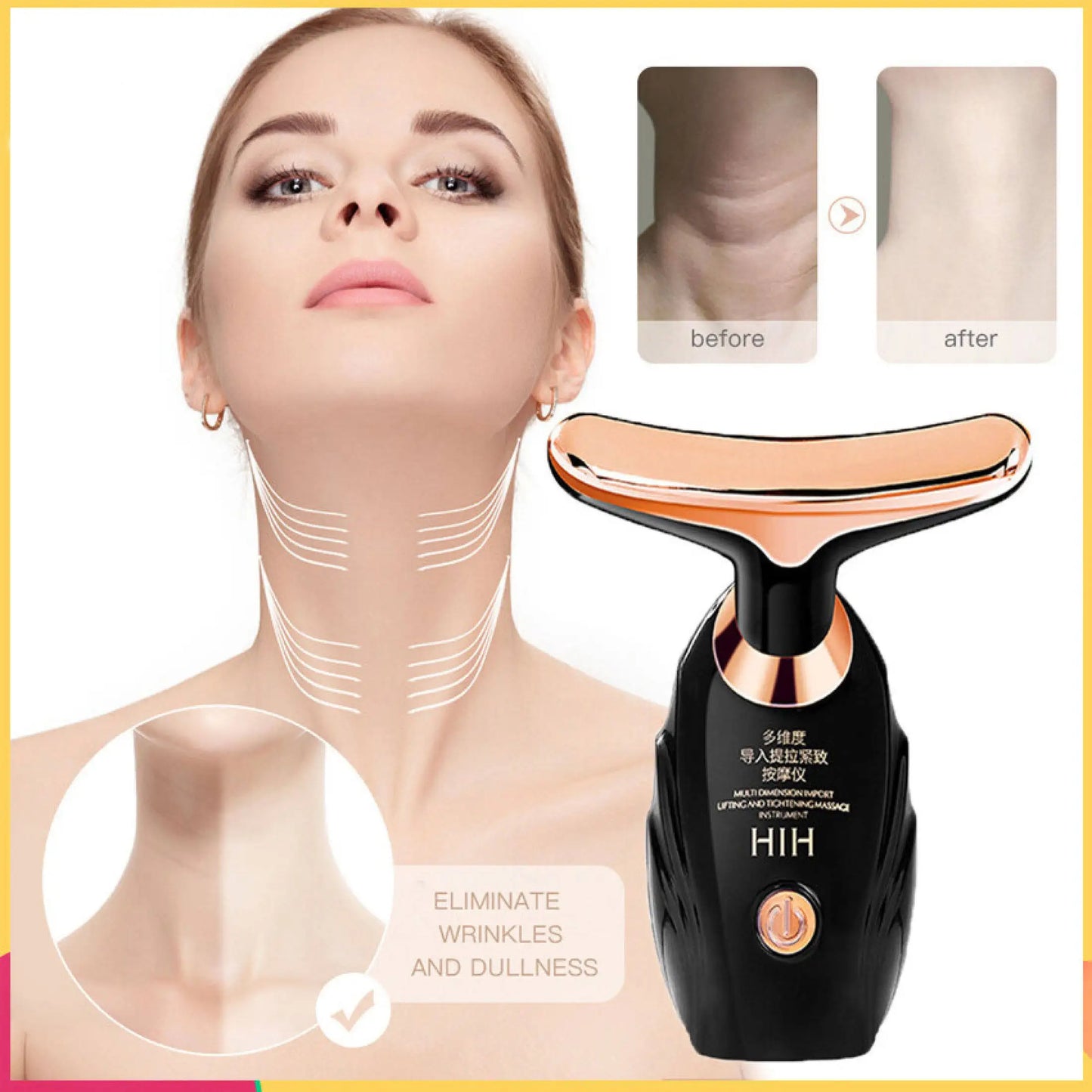 Instant Youth Boost: 3-in-1 Microcurrent Facial & Anti-Aging Massager