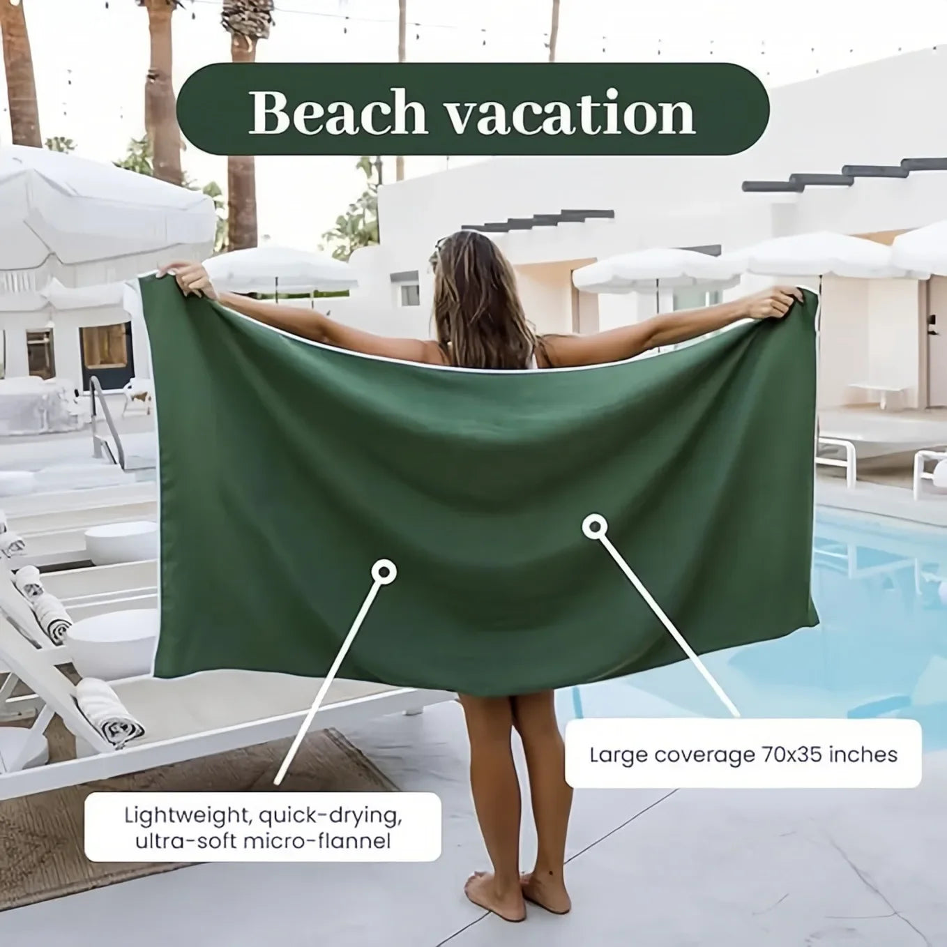 2-in-1 Magnetic Quick-Dry Towel – Sand-Free Beach Wrap & Gym Essential with Secure Snap Closure!